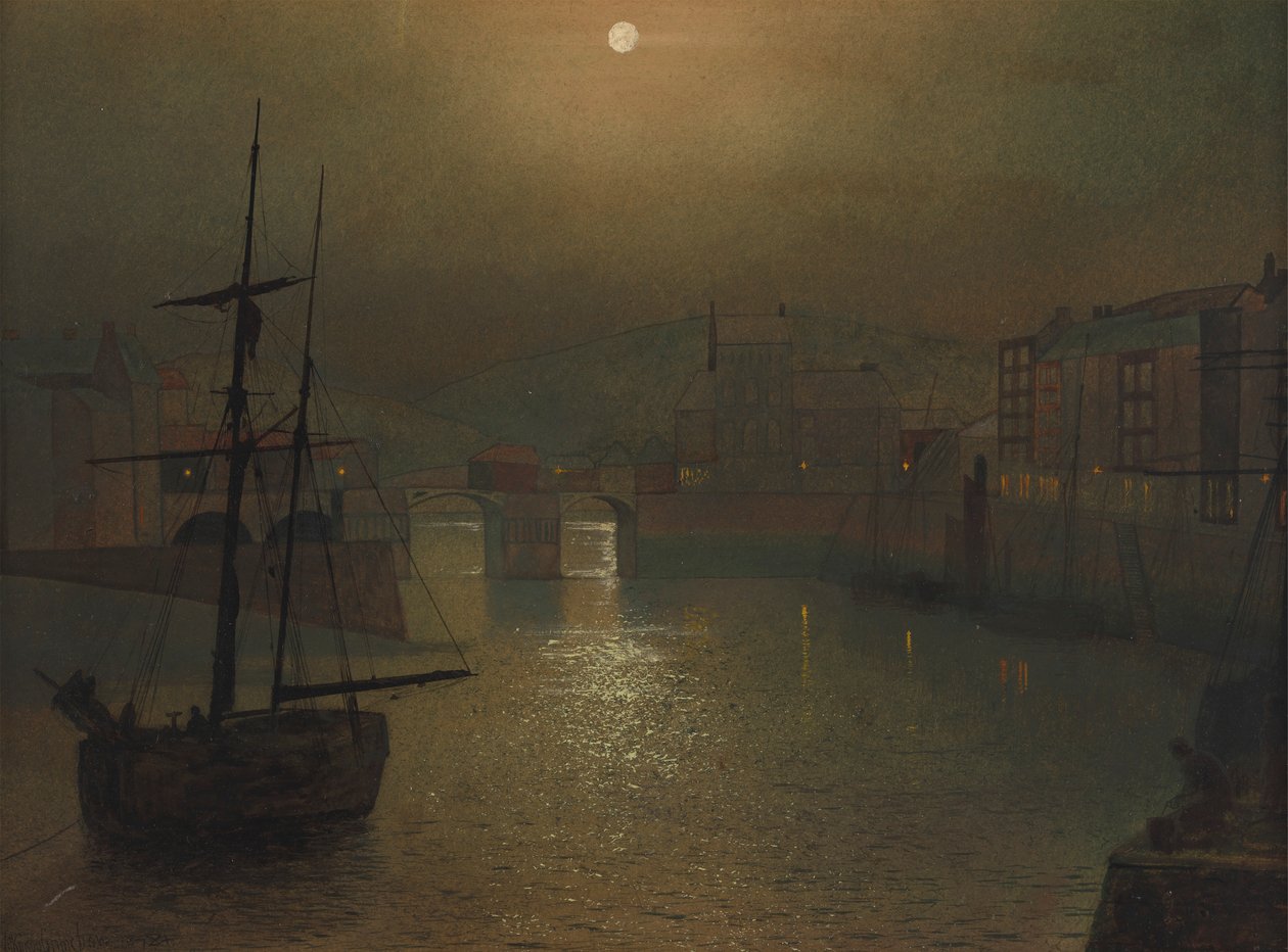 Whitby door John Atkinson Grimshaw