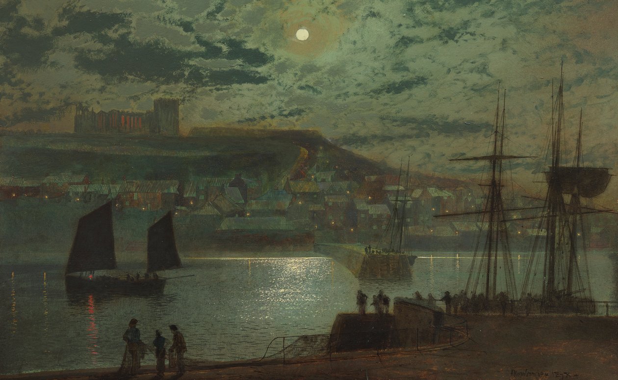 Haven van Whitby door John Atkinson Grimshaw