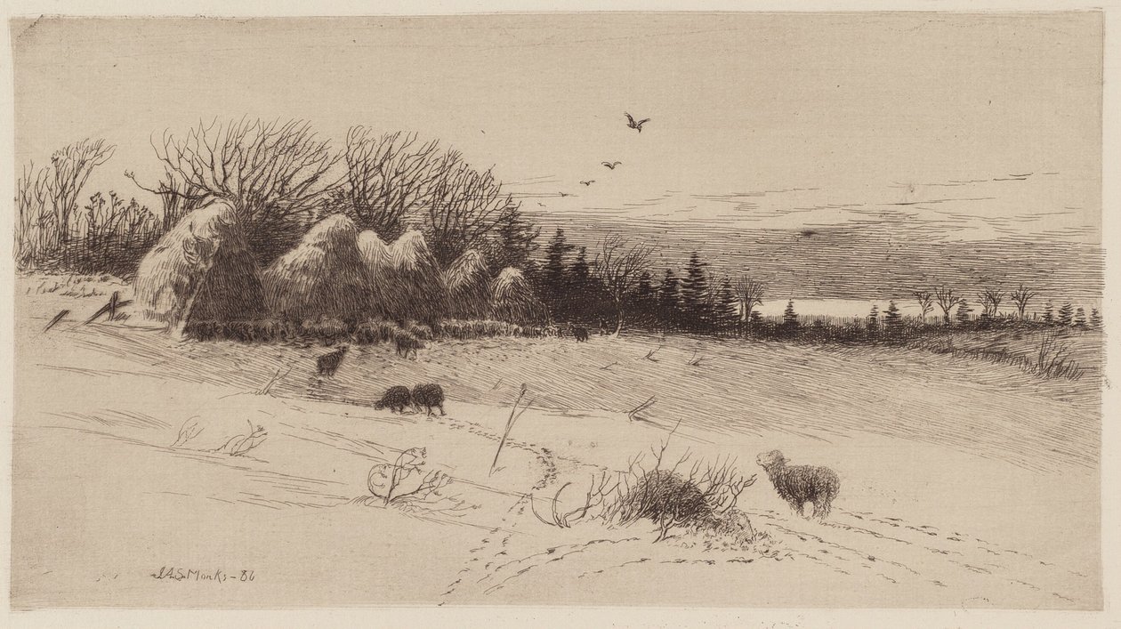 Avond Na De Storm door John Austin Sands Monks
