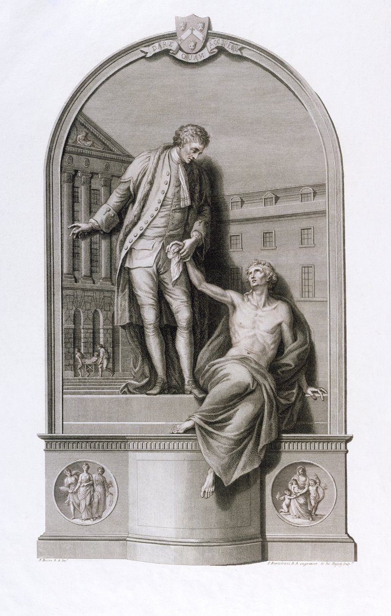 Monument voor Sir Thomas Guy (1645-1724) in Guy