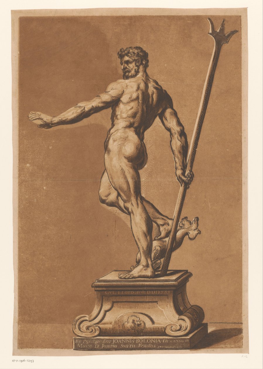 Standbeeld van Neptunus door John Baptist Jackson