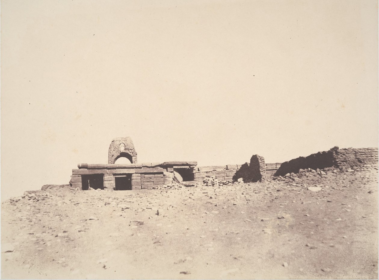 Amada, tempel, 1853-54 door John Beasley Greene