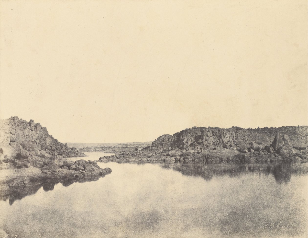 Eerste Cataract Gezien vanaf Philae door John Beasly Greene