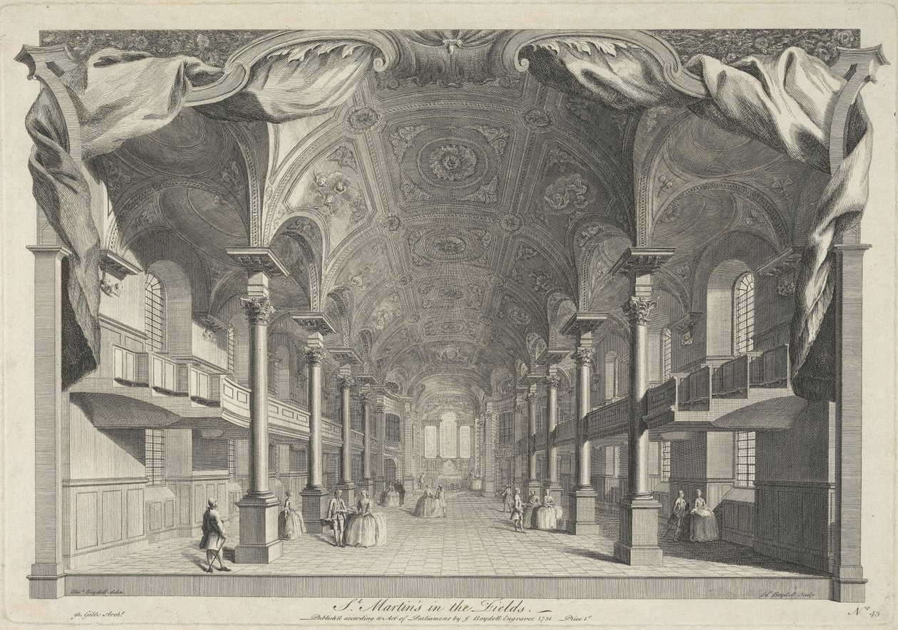 St. Martin-in-the-Fields door John Boydell