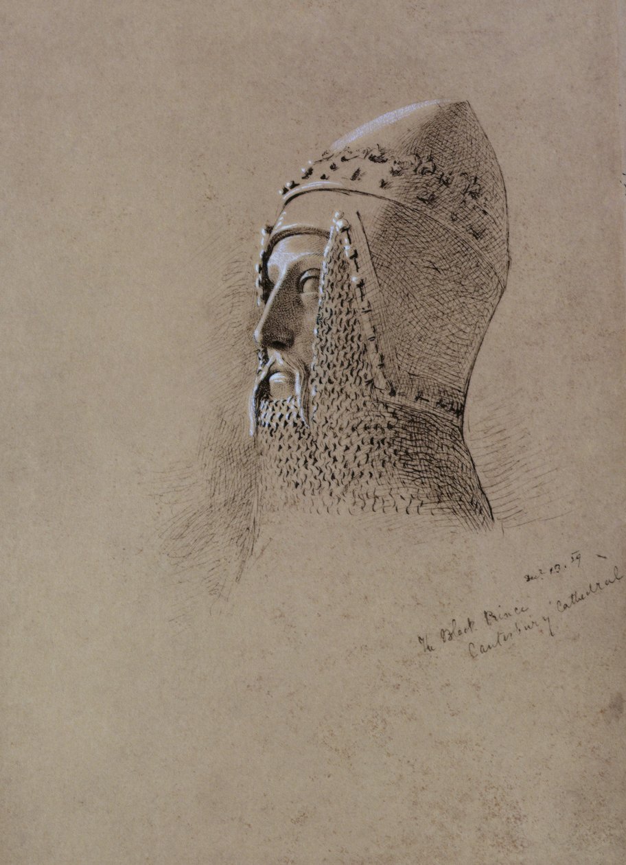 De Zwarte Prins (1330-76) door John Brett