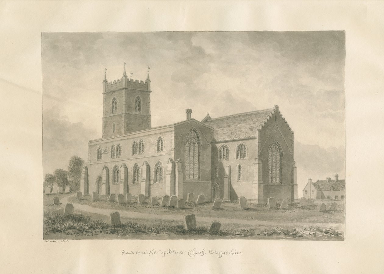 Alrewas Kerk door John Buckler