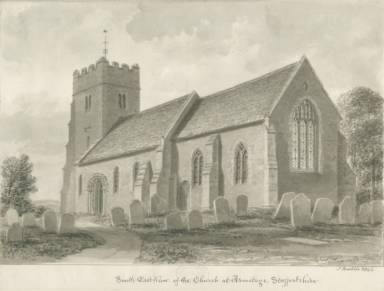 Armitage Kerk door John Buckler