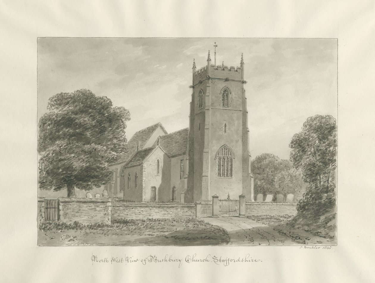 Bushbury Kerk door John Buckler
