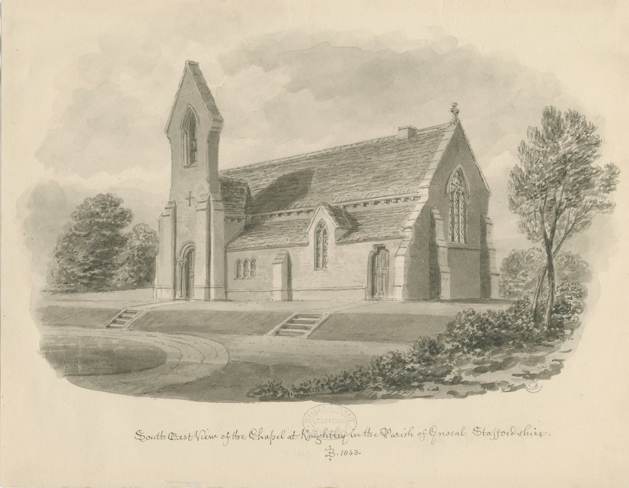Knightley Kapel door John Buckler