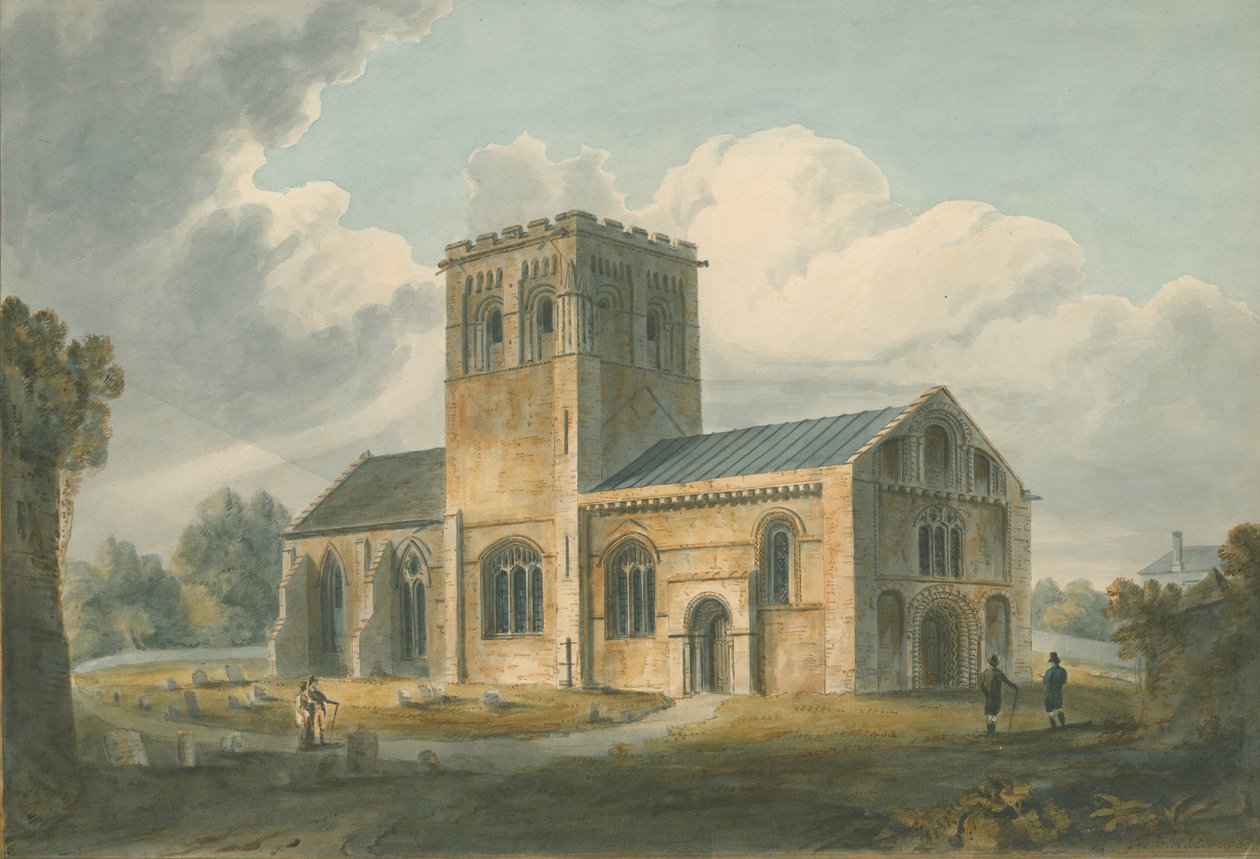 Oxfordshire - Meofley Kerk, 1802 door John Buckler