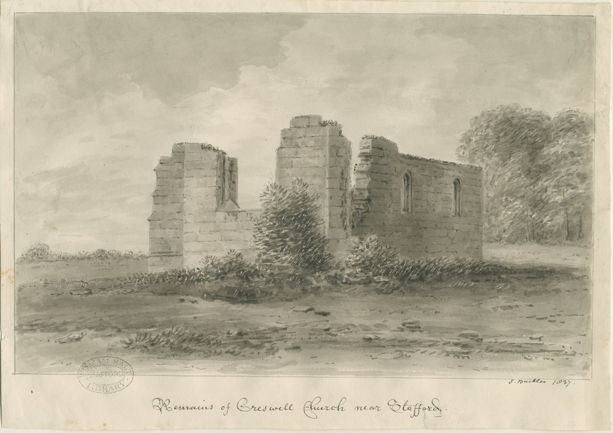 Stafford - Creswell Kapel door John Buckler