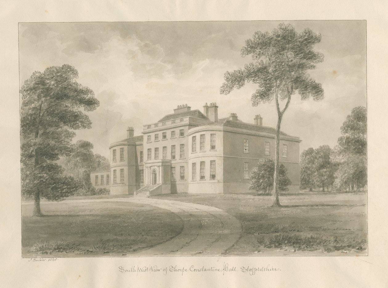 Thorpe Constantine Hall door John Buckler