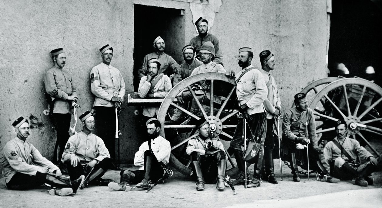 Leden van de Koninklijke Artillerie door John Burke