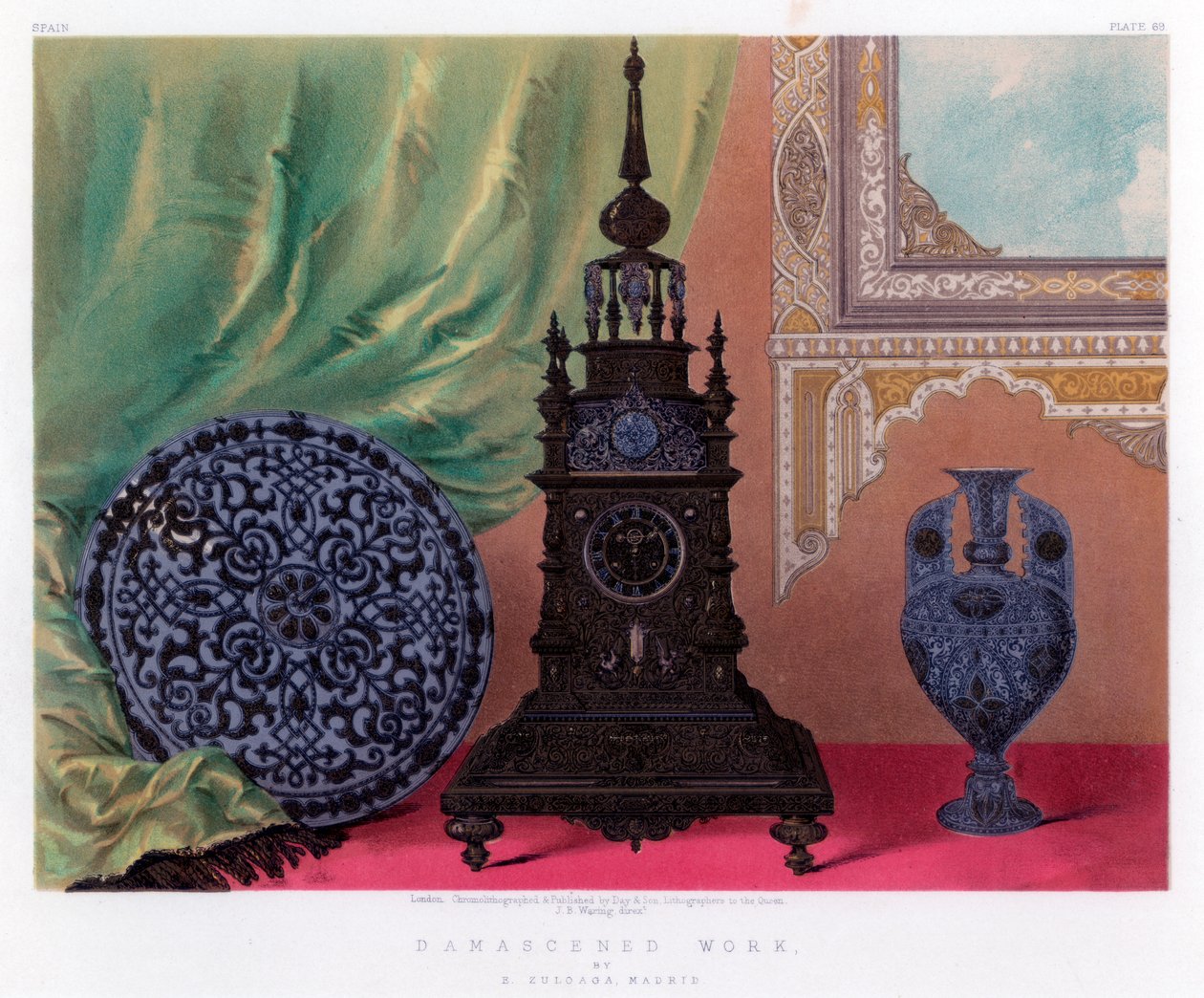 Damascener Werk door John Burley Waring