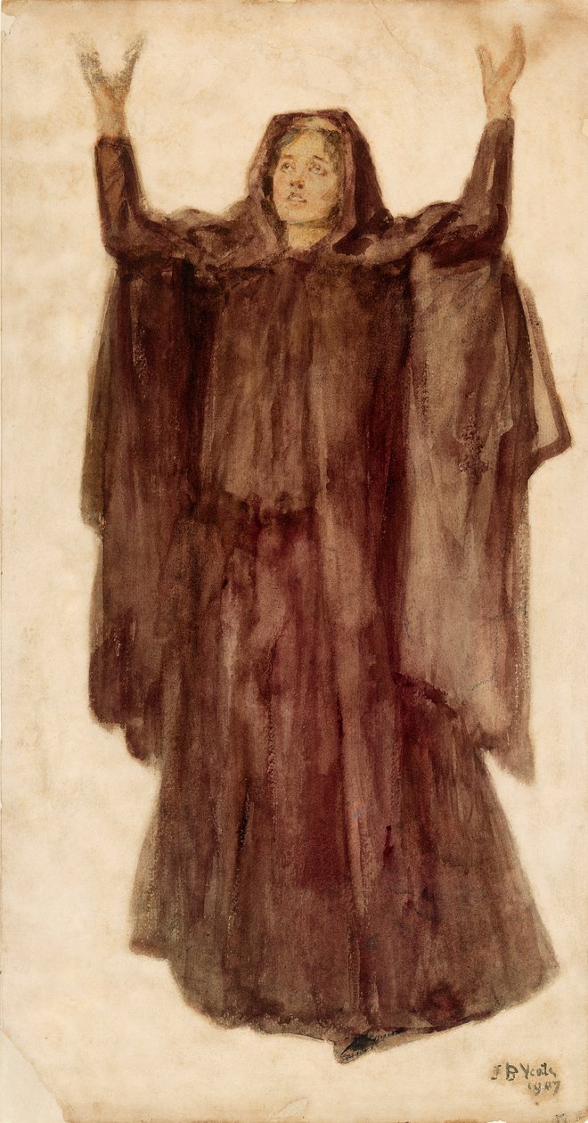 Maude Gonne McBride door John Butler Yeats