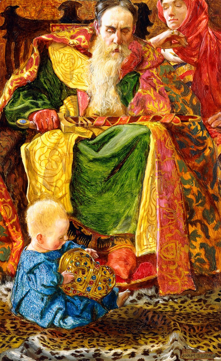 En wie weet of hij een wijze man of een dwaas zal zijn, 1901 door John Byam Liston Shaw