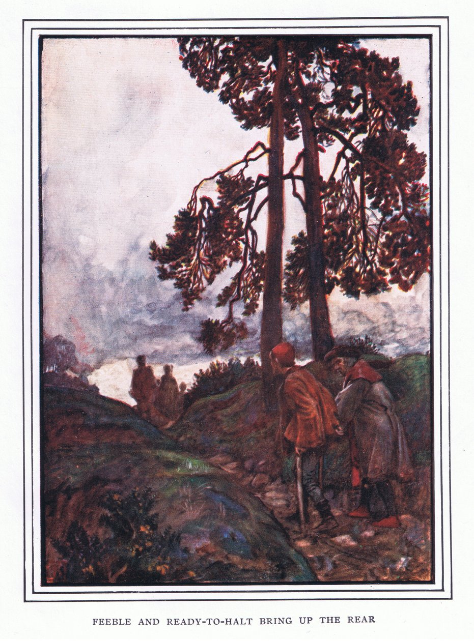 Zwak en Gereed om te Stoppen brengen de achterhoede door John Byam Liston Shaw