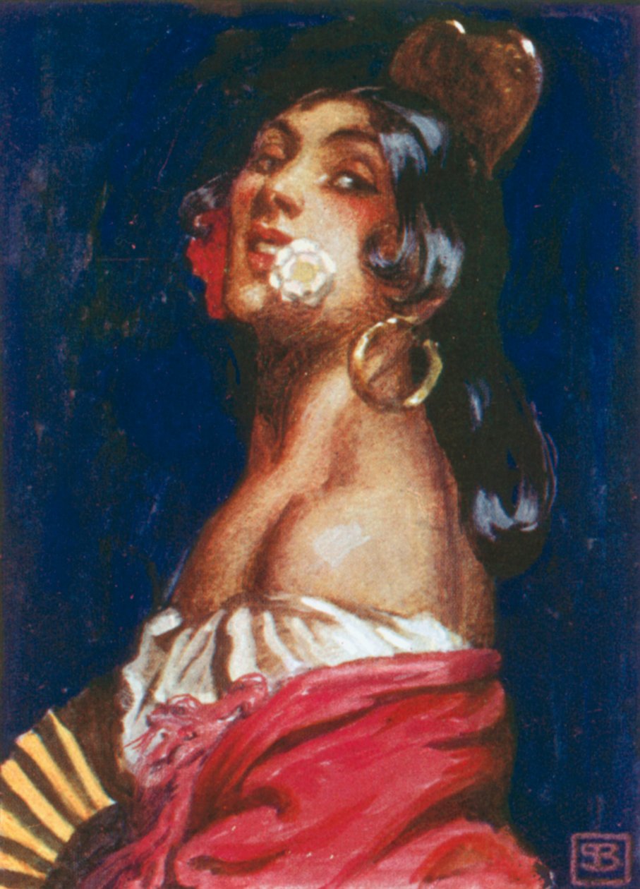 George Bizet, Carmen (kleurenlitho) door John Byam Liston Shaw