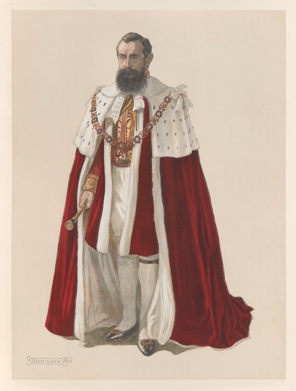 Kroning van koning Edward VII door John Byam Liston Shaw