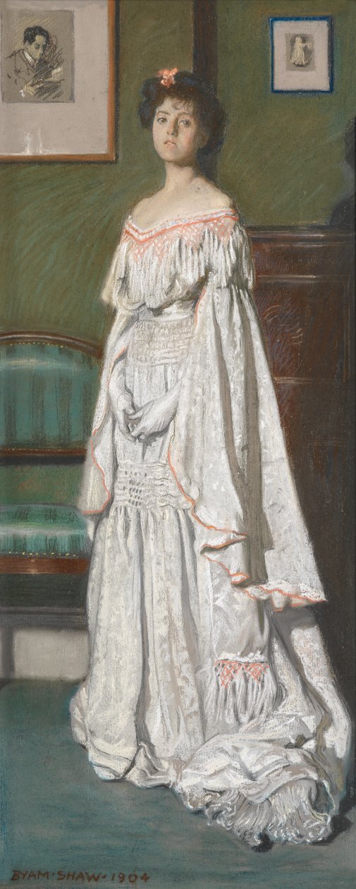 Mevrouw Paul Konody [Isabel Codrington] door John Byam Liston Shaw