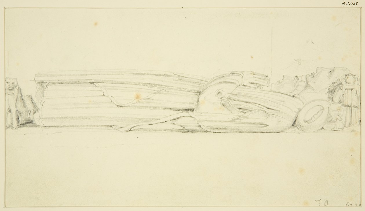 Beeld van William Canynges in St Mary Redcliffe (en het andere beeld op de achterkant) door John Carter