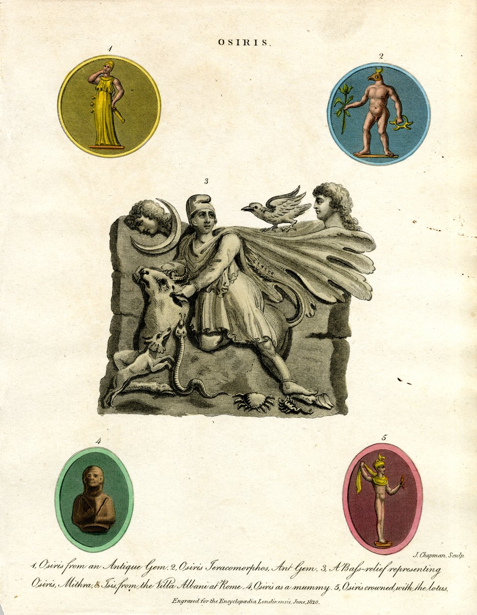 Osiris - Voorstellingen van de Egyptische God door John Chapman