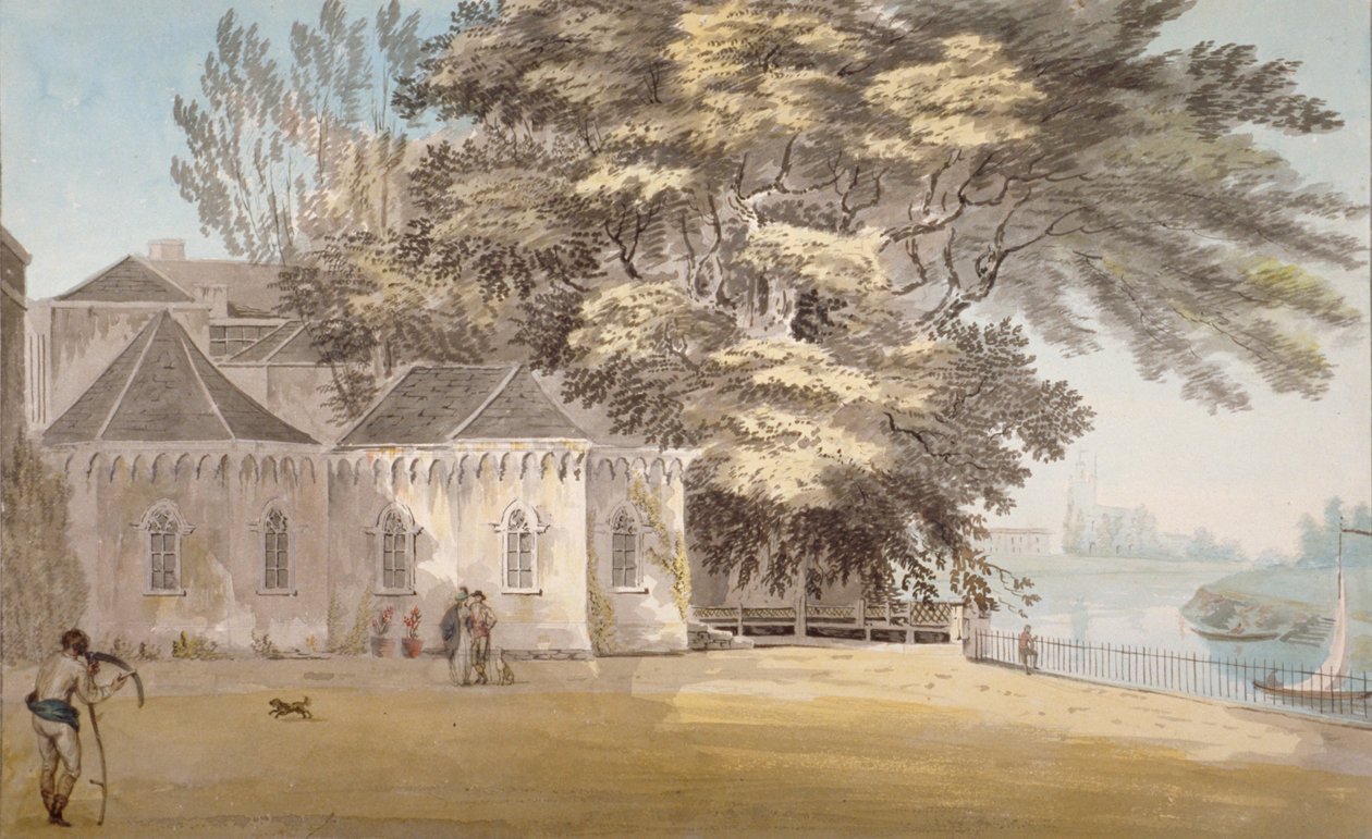 Isleworth, Middlesex, 1787 door John Claude Nattes
