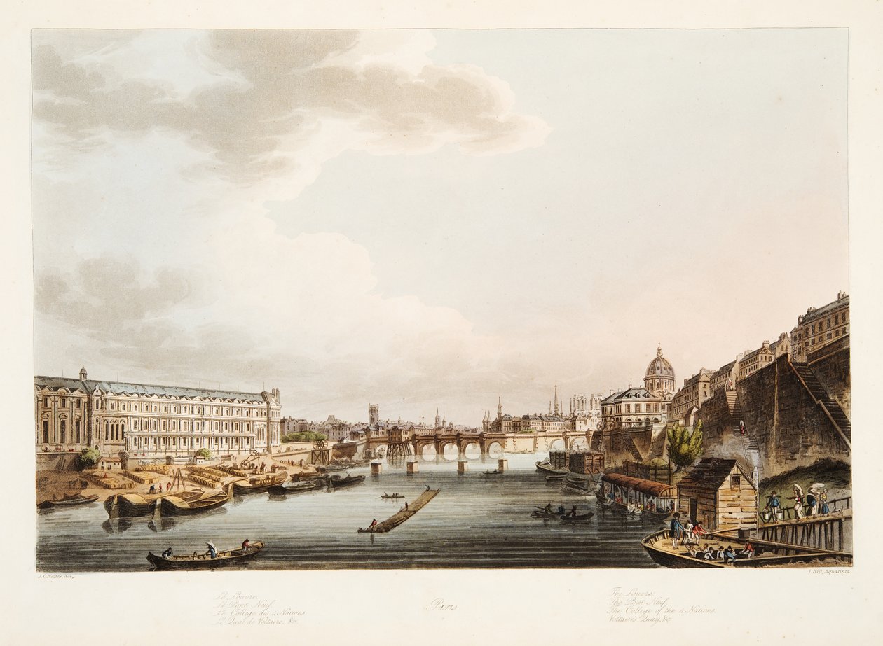 Het Louvre; De Pont Neuf; Het College van de 4 Naties; Voltaire