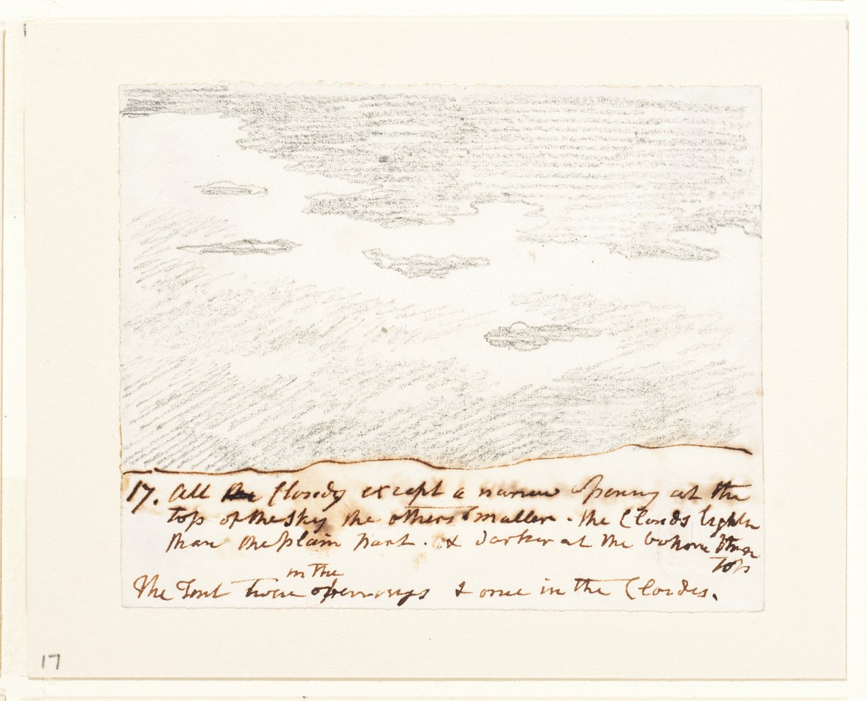 Wolkstudie (naar Alexander Cozens