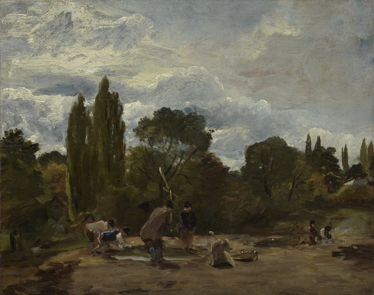 Dorsende Knolkoppen, East Bergholt door John Constable