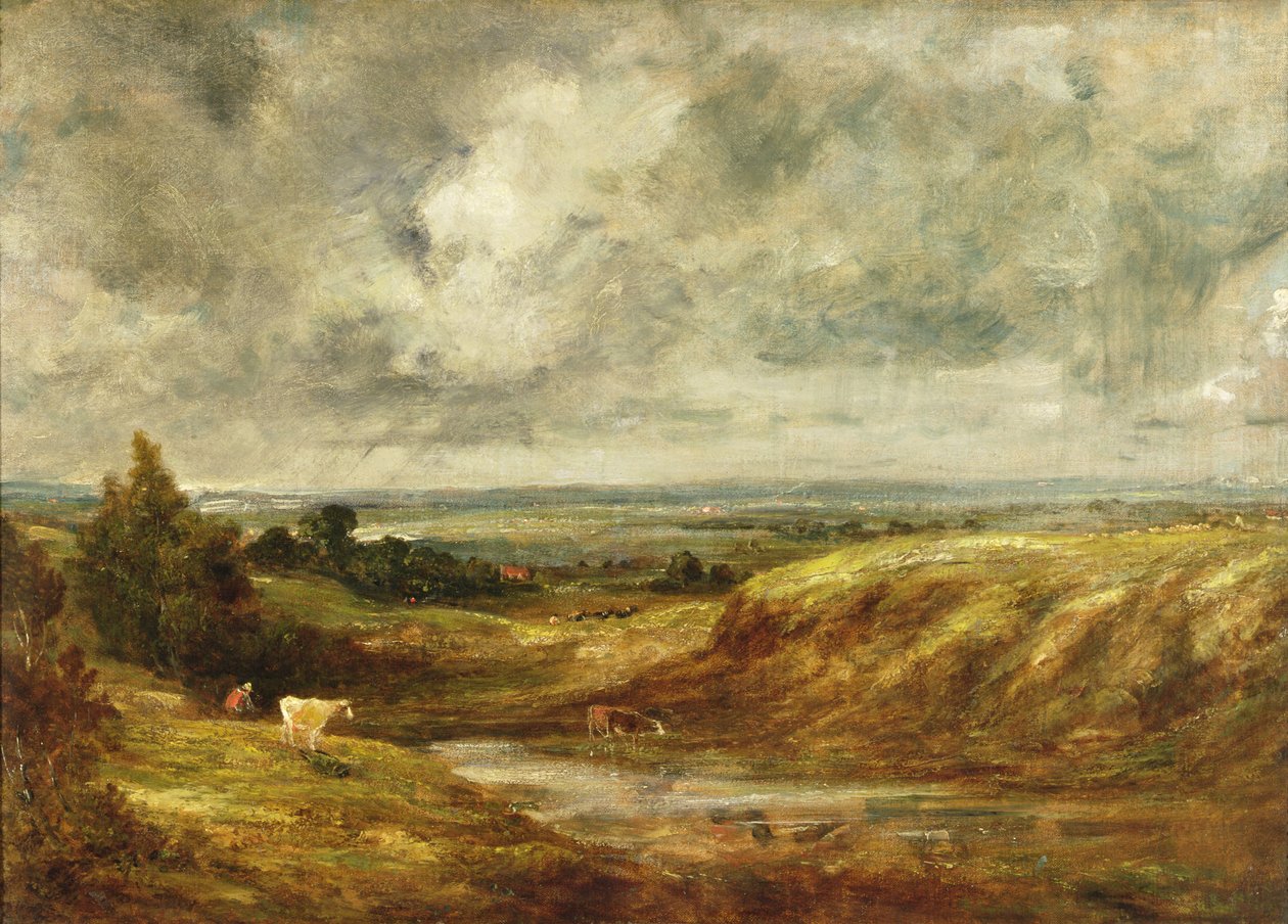 Hampstead Heath, ca. 1825-30 door John Constable
