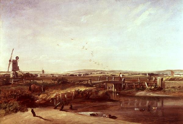 Mistley, Vallei van de Stour door John Constable