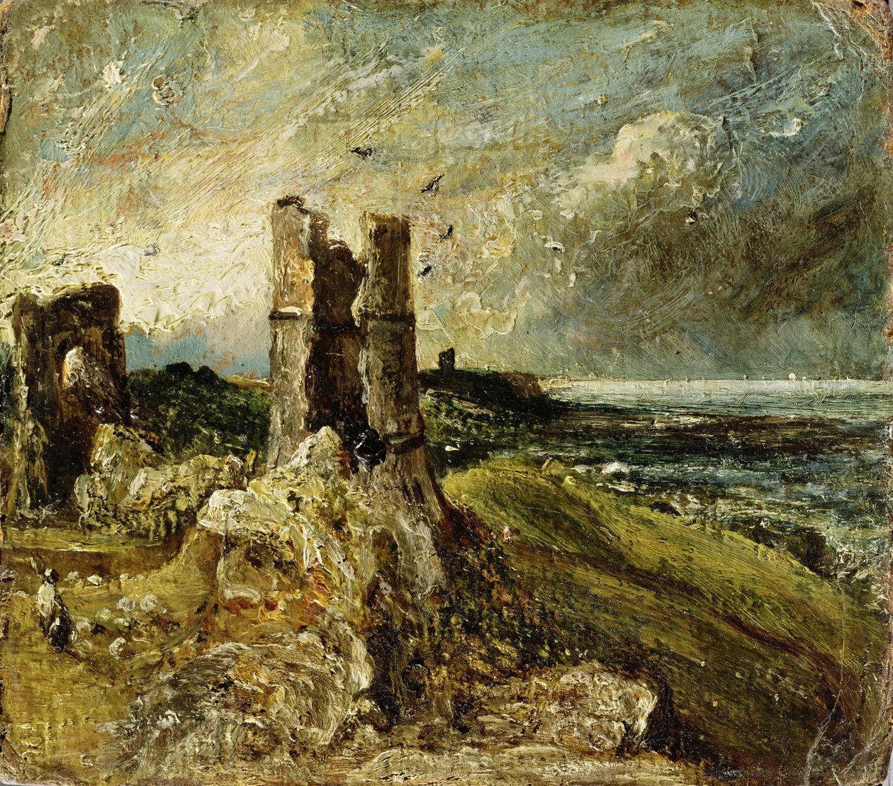 Schets van Hadleigh Castle door John Constable