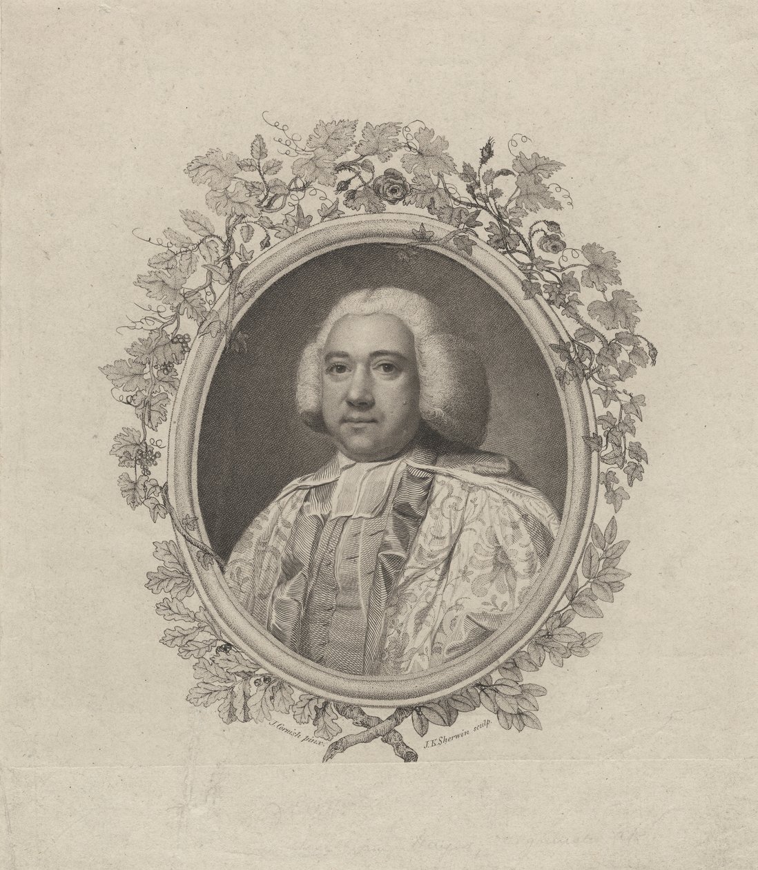 William Hayes, gegraveerd door John Keyse Sherwin (c.1751-90), c.1775 (stippelgravure) door John Cornish