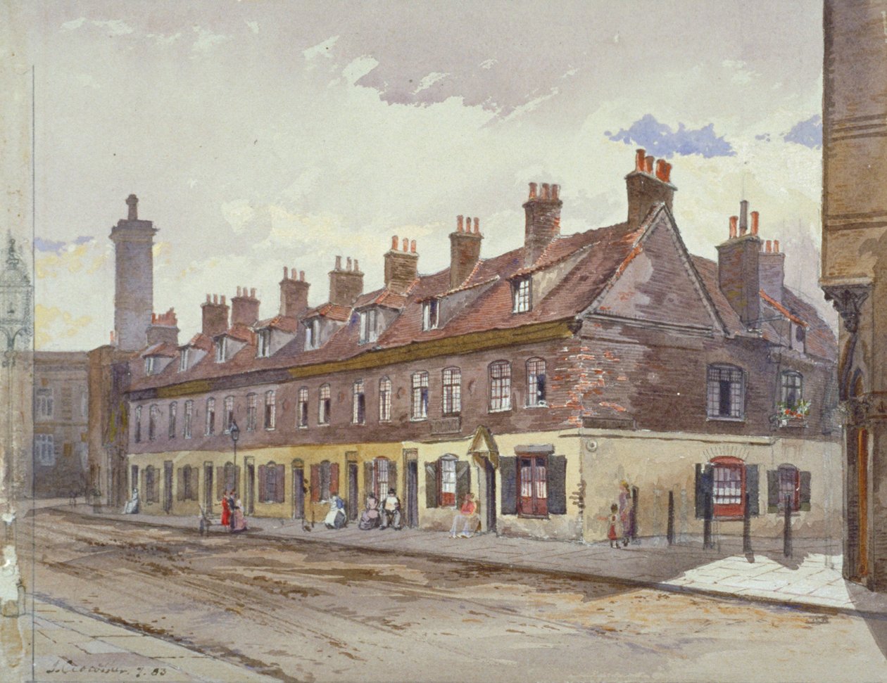 Uitzicht op Old Pye Street, Westminster, Londen door John Crowther