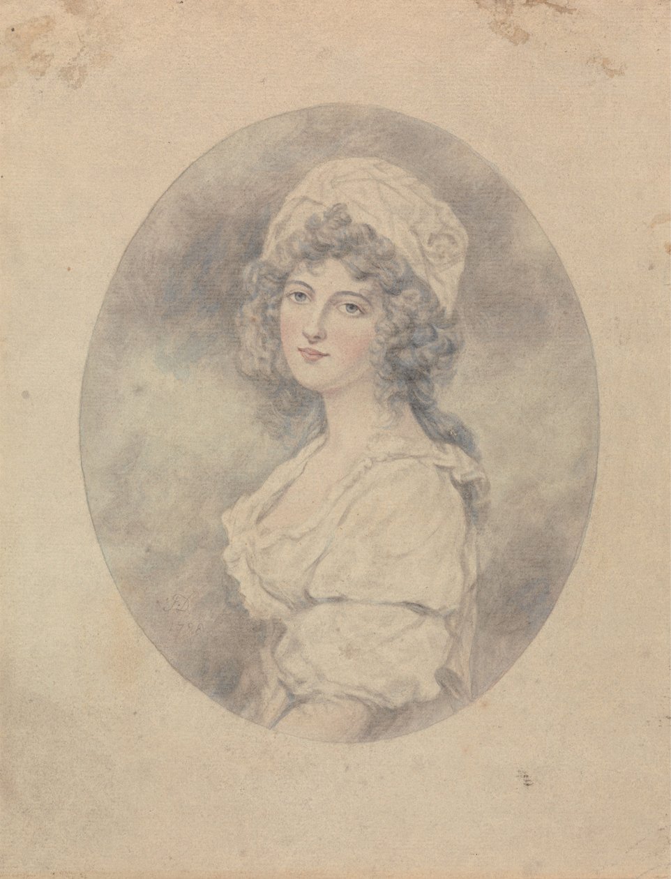 Portret van Lady Marjorie Jenkins door John Downman
