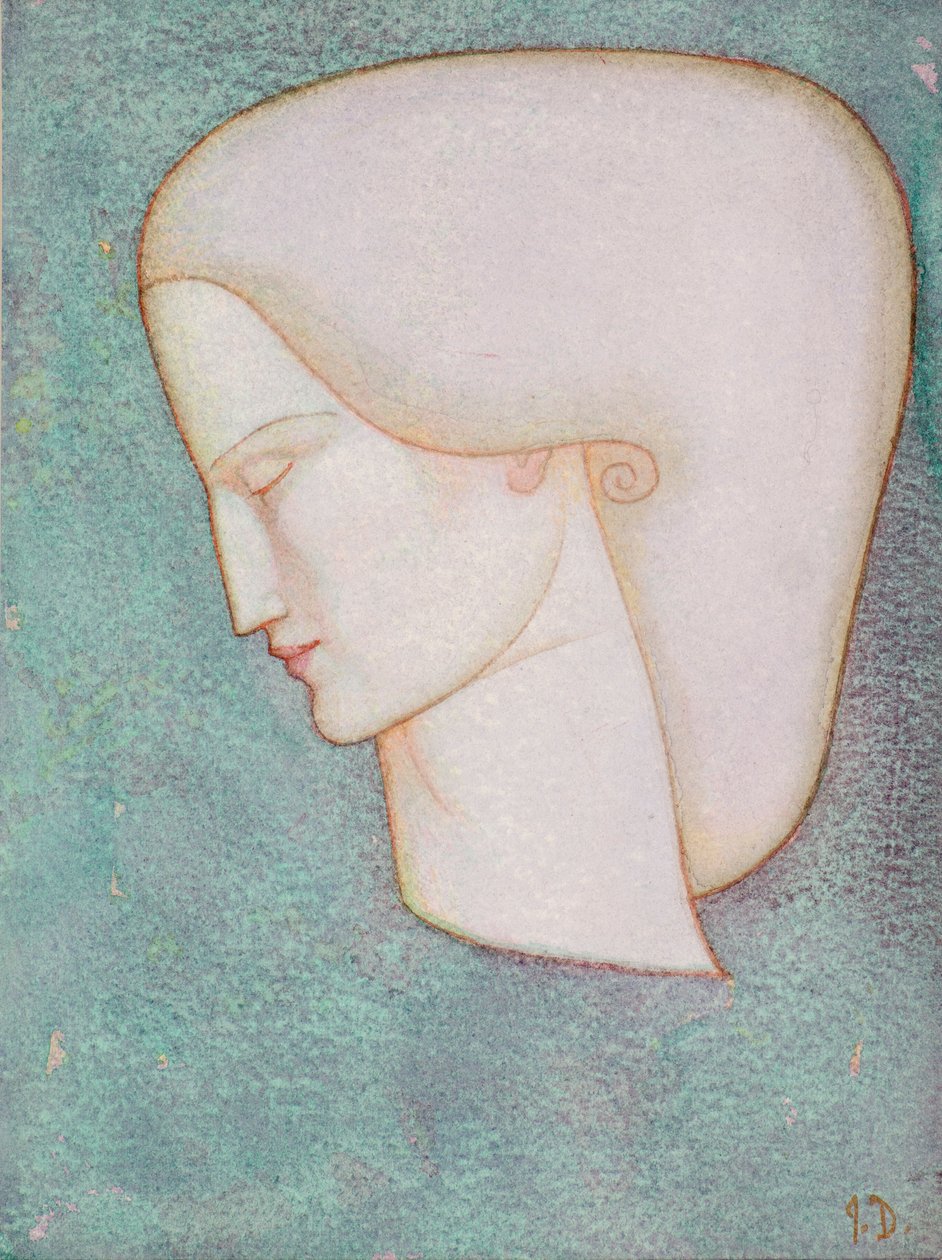 Vrouwelijk Hoofd door John Duncan