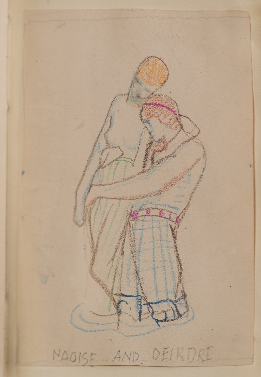 Naoise en Deirdre door John Duncan