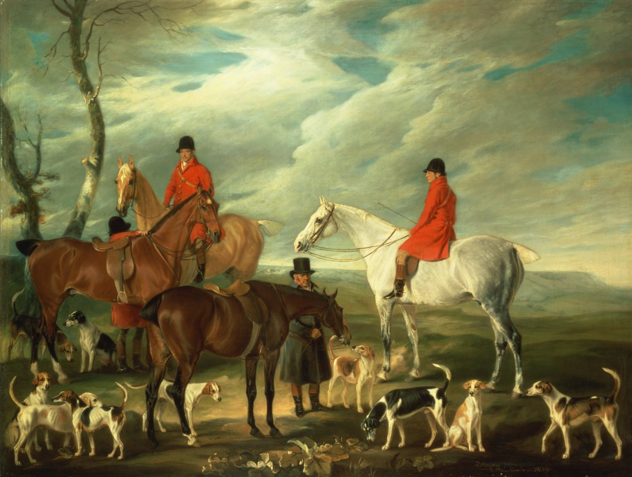 De Bijeenkomst, Melton Mowbray door John E. Ferneley