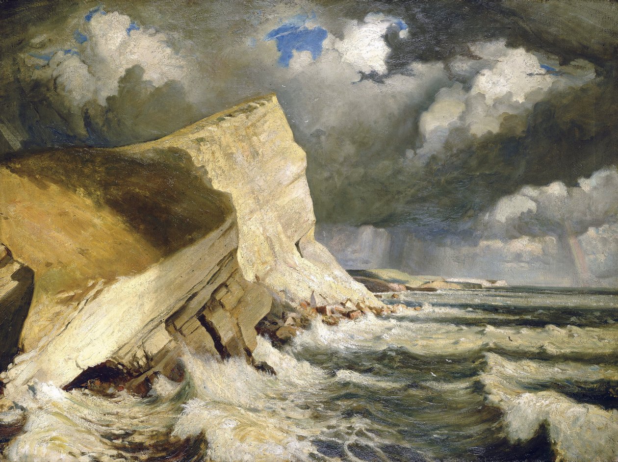 Lulworth Creek, in Dorset (Engeland) door John Everett