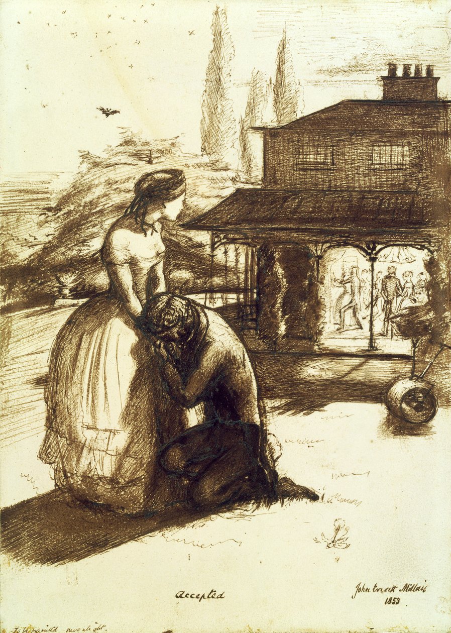 Geaccepteerd, 1853 door John Everett Millais
