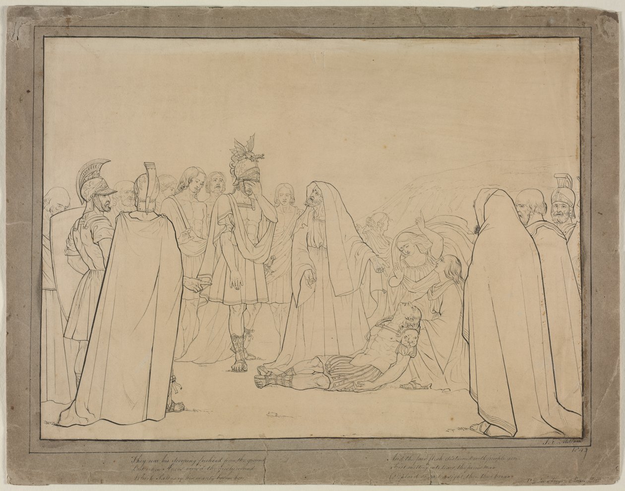 Aeneas Toont het Lichaam van Pallas uit Vergilius