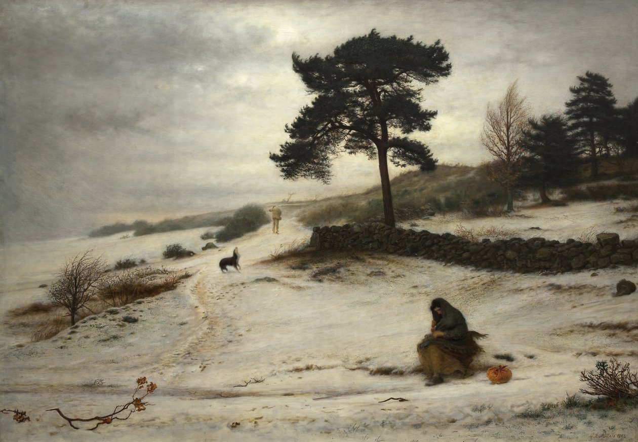 Blaas Blaas Gij Winterwind door John Everett Millais