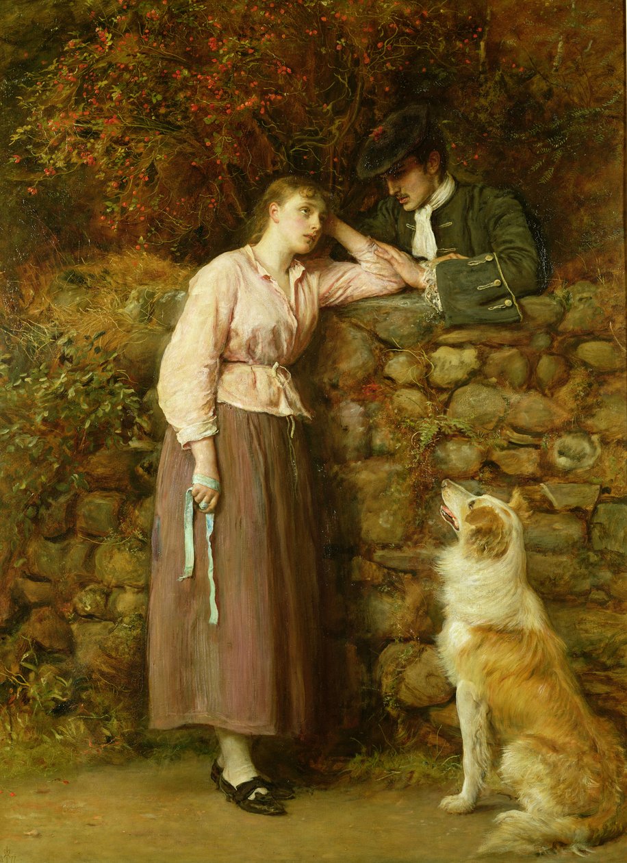 Effie Deans, uit Het Hart van Midlothian door Sir Walter Scott, 1877 door John Everett Millais