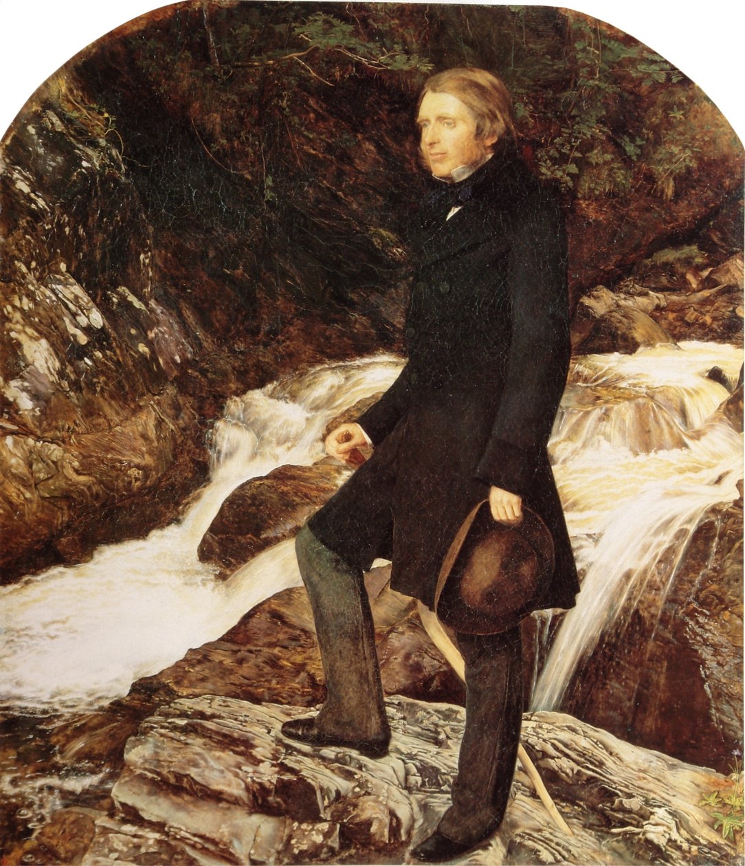 John Ruskin door John Everett Millais