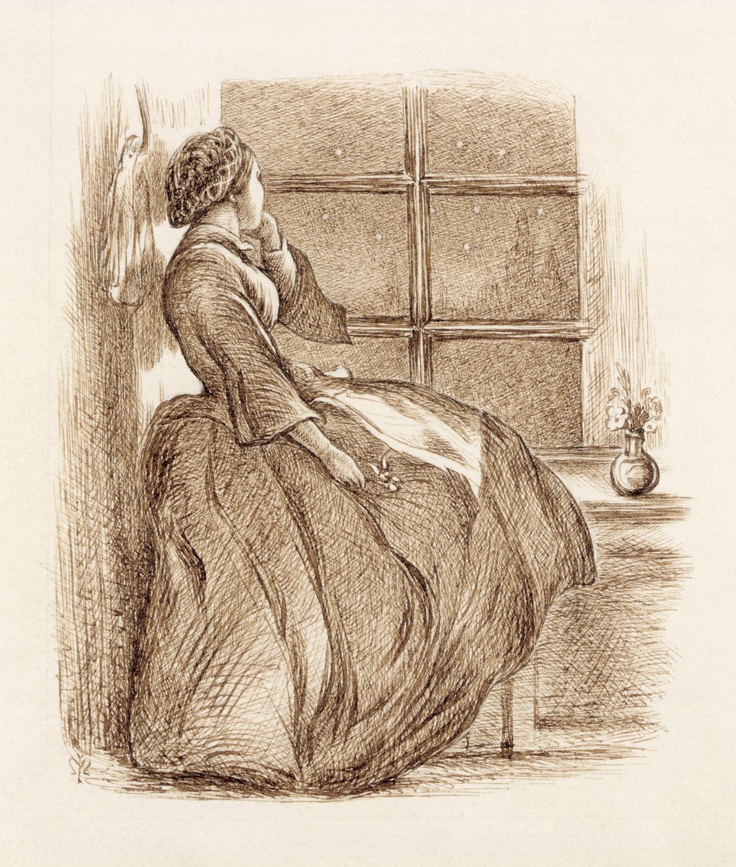 Verloren liefde, c.1859 door John Everett Millais