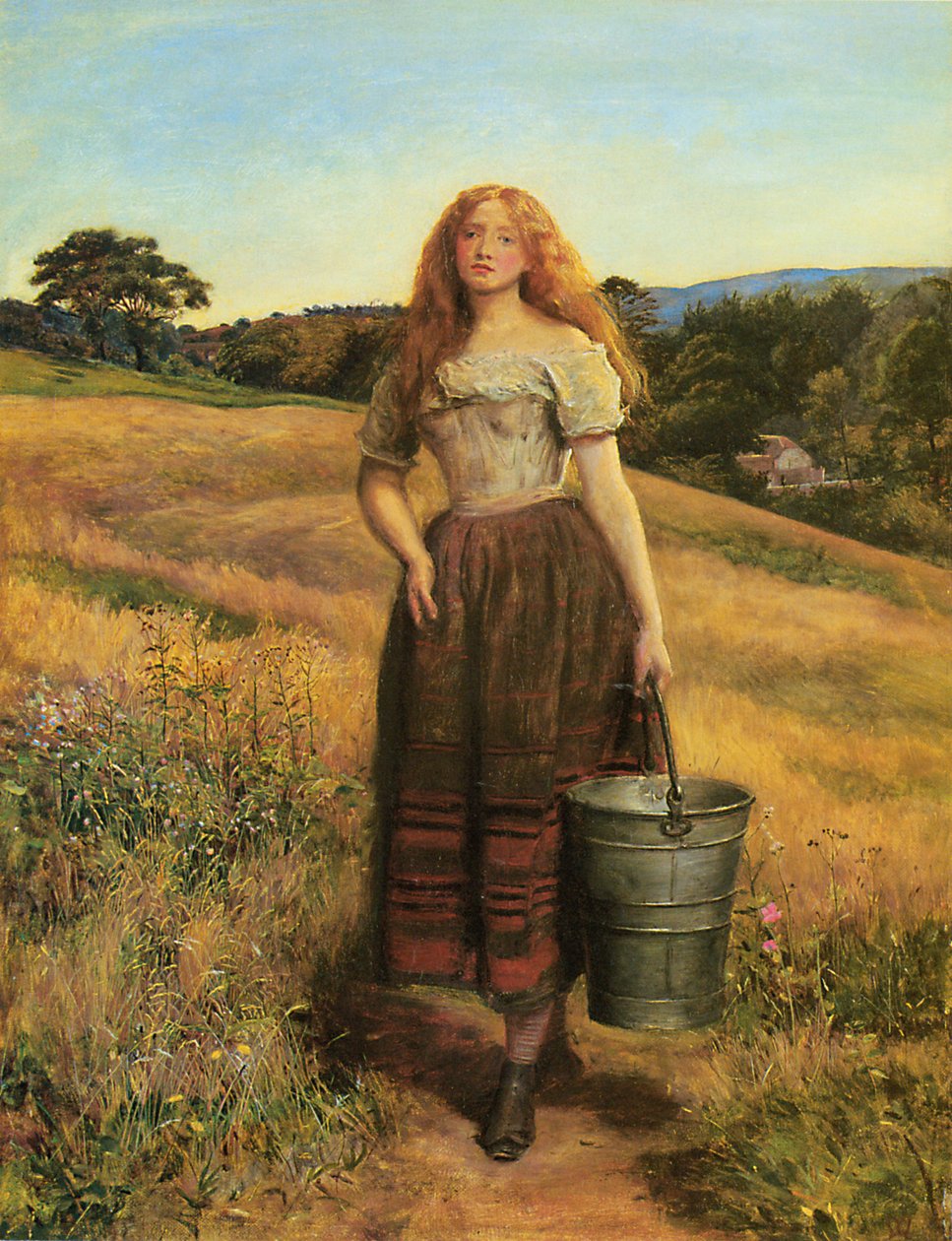 Millais boerendochter door John Everett Millais
