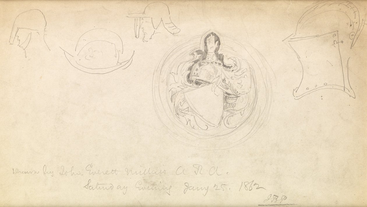 Schets voor een Wapen, 1862 door John Everett Millais