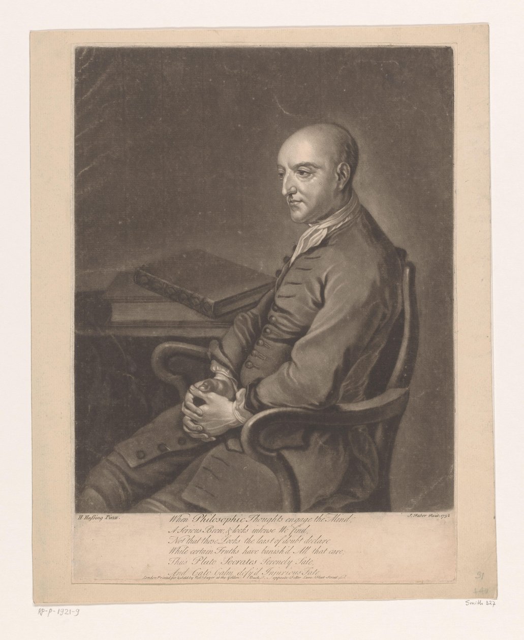 Portret van Humphrey Skelton door John Faber (II)