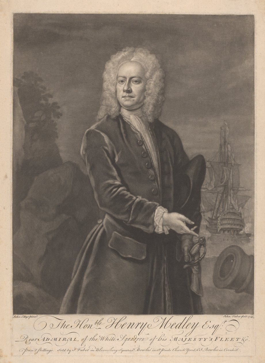 De Eerwaarde Henry Medley Esq. door John Faber the younger